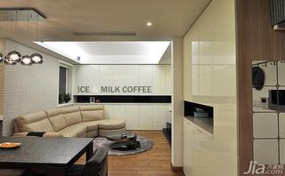 现代简约风格二居室90平米客厅沙发图片