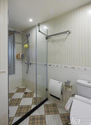 美式风格三居室140平米以上主卫淋浴房设计图