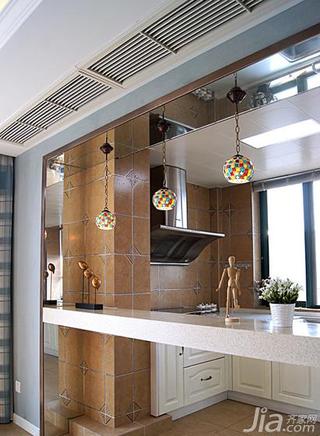 混搭风格复式140平米以上厨房吧台灯具图片
