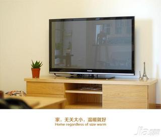 日式风格二居室90平米电视柜图片
