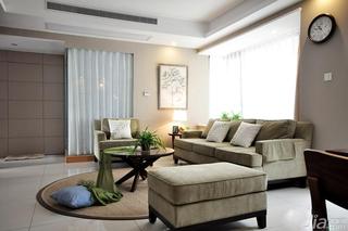 现代简约风格二居室90平米沙发效果图