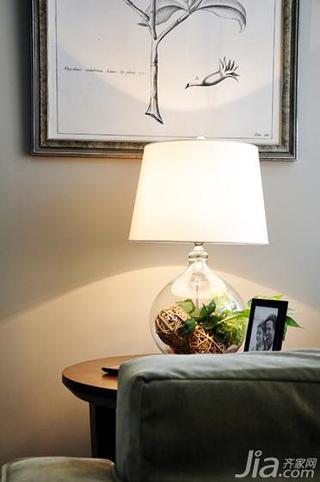 现代简约风格二居室小清新90平米灯具效果图
