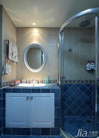 混搭风格二居室70平米卫生间洗手台图片