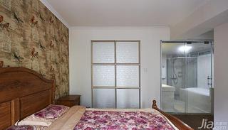 美式乡村风格复式140平米以上卧室装修效果图