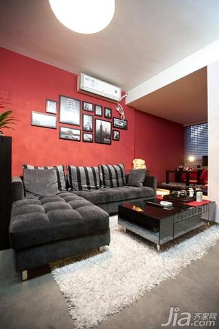 简约风格小户型40平米客厅沙发效果图