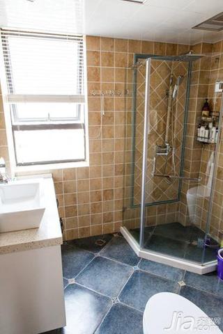 美式风格二居室80平米淋浴房定制