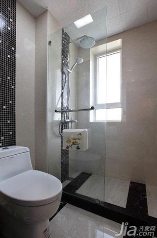 现代简约风格二居室70平米卫生间淋浴房效果图