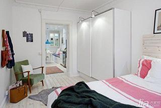 北欧风格公寓70平米卧室衣柜海外家居