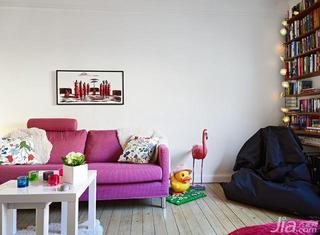 北欧风格小户型40平米客厅沙发海外家居