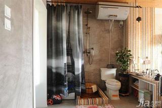 东南亚风格一居室60平米卫生间装修图片