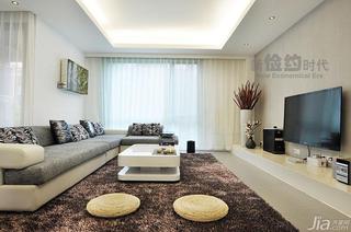 现代简约风格复式140平米以上客厅沙发图片
