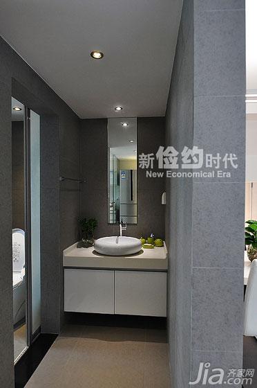 复式装修,140平米以上装修,现代简约风格,洗手台