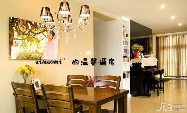 复式装修,140平米以上装修,现代简约风格,餐桌,灯具,餐厅