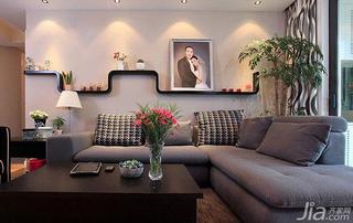 现代简约风格二居室10-15万客厅沙发图片
