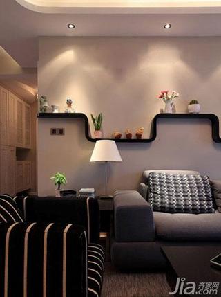现代简约风格二居室10-15万沙发效果图