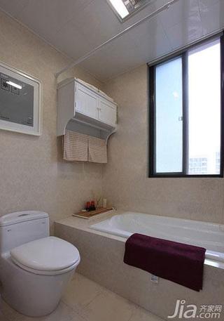 现代简约风格二居室10-15万卫生间浴缸效果图