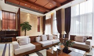 东南亚风格复式140平米以上客厅沙发背景墙沙发效果图