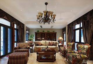 美式风格别墅140平米以上客厅沙发效果图