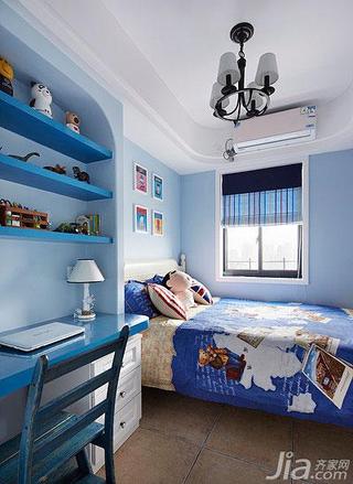 地中海风格二居室110平米儿童房儿童床图片