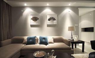 现代简约风格二居室110平米沙发背景墙效果图