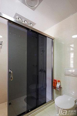 简约风格二居室100平米卫生间淋浴房安装图