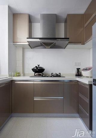 现代简约风格三居室90平米厨房橱柜订做