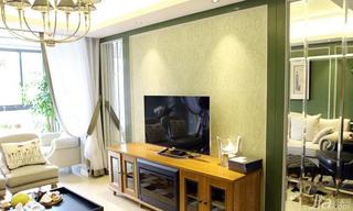 欧式风格二居室20万以上电视背景墙装修效果图