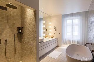 北欧风格复式卫生间浴室柜图片