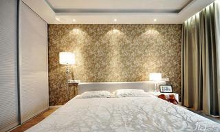 现代简约风格20万以上130平米卧室卧室背景墙设计图