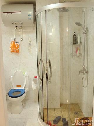 现代简约风格二居室90平米卫生间淋浴房订做