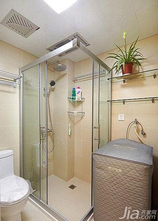 现代简约风格小户型60平米卫生间吊顶淋浴房图片