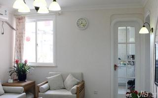 地中海风格二居室白色80平米沙发图片