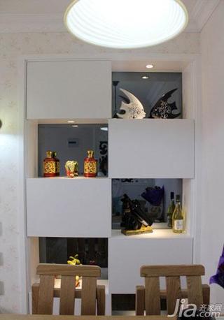 地中海风格二居室80平米餐边柜效果图