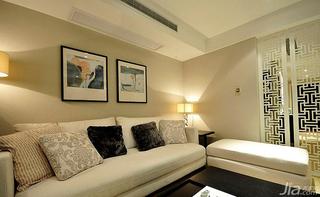 混搭风格二居室富裕型客厅沙发效果图