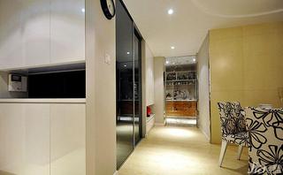混搭风格二居室富裕型玄关衣柜设计