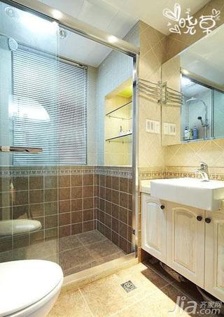 美式风格三居室120平米卫生间装潢