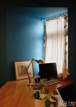 宜家风格二居室90平米书房书桌效果图