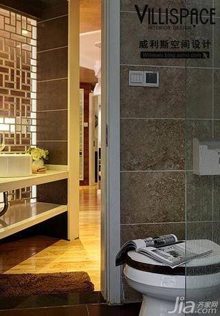 巫小伟现代简约风格二居室80平米卫生间设计