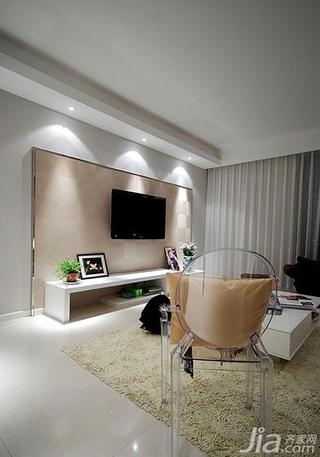 现代简约风格20万以上120平米客厅电视背景墙灯具效果图