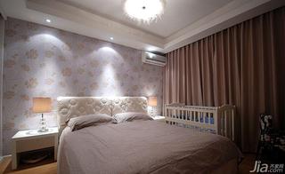 现代简约风格20万以上120平米卧室窗帘效果图