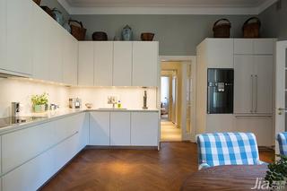 北欧风格大户型140平米以上开放式厨房装修图片