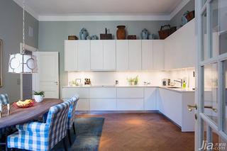北欧风格大户型白色140平米以上整体厨房橱柜定做
