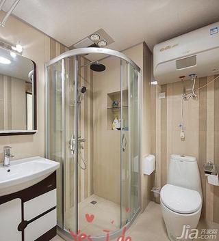 新古典风格二居室80平米卫生间吊顶淋浴房定制