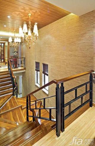 东南亚风格别墅豪华型楼梯设计