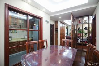 中式风格二居室120平米餐厅设计