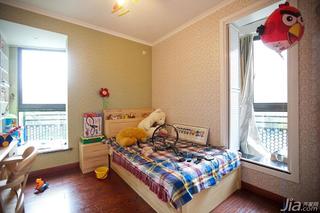 中式风格二居室120平米儿童房儿童床图片