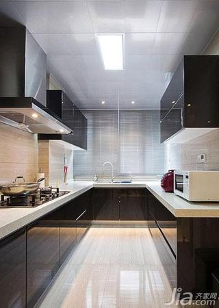 新古典风格复式豪华型厨房吊顶橱柜设计图纸