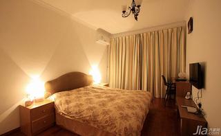 地中海风格复式140平米以上卧室窗帘图片