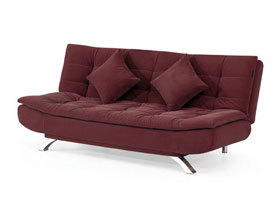 现代简约优质植绒多功能布艺沙发