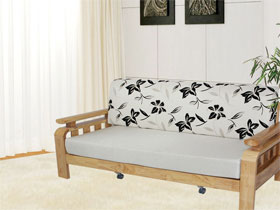 橡胶木环保功能实用沙发